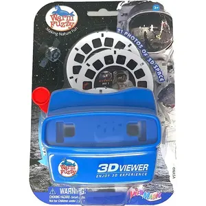 WARM FUZZY Toys 3D Viewfinder (Space) - Viewfinder for Kids & Adults, Classic Toys, Slide Viewer, 3D Reel Viewer, Retro, Vintage Toys with 3 Reels - Contains 21 High Definition 3D Images