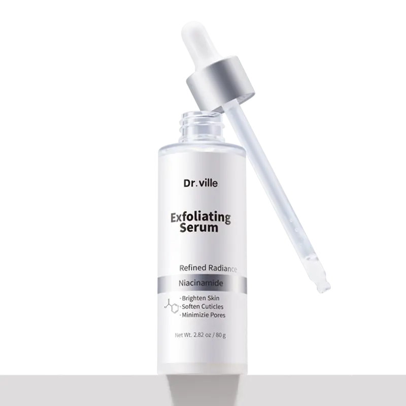 Exfoliating Essence & Gentle Peeling Serum for Clearer Pores, Brighter Skin Tones, Blackheads & Whiteheads - Daily Exfoliator for All Skin Types, Brighten Skin Tones