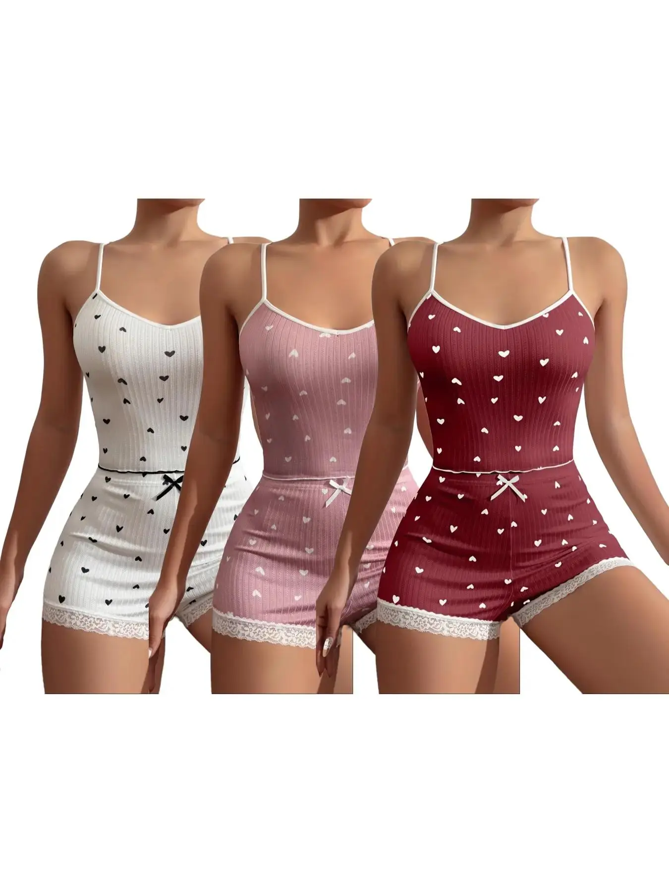 White*1 pc+Baby Pink*1 pc+Burgundy*1 pc