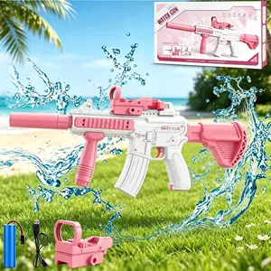 Premium Electric Water Blaster Toy, 26ft Long Range, High-Capacity Water Soaker, Ideal for Beach, Lawn, Pool Parties, Kids' Gift, Automatic Squirt Guns