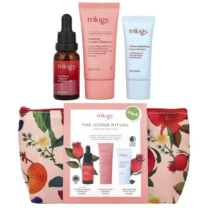 Trilogy iHerb® Exclusive, The Icons Ritual Bag, 4 Piece Set