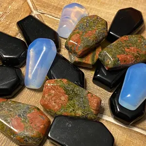 Unakite Coffins Opalite Coffins Obsidian Coffins