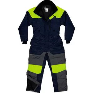 Ergodyne B3159174 6475 Cold Storage Thermal Insulated Coverall, Navy - Medium