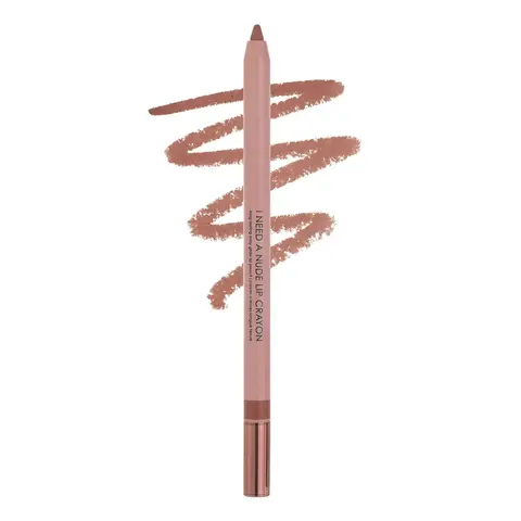Natasha Denona I NEED A Nude Lip Crayon Matte Finish for Lipstick and Lip Care Silky Botanical Oils Hydrating Esters Waterproof Makeup