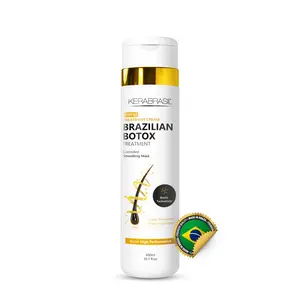 Kerabrasil STEP 02 Brazilian Botox Keratin Treatment Cream for Damaged Frizzy Hair - Deep Repair & Strengthening Formula - 10.1 fl oz