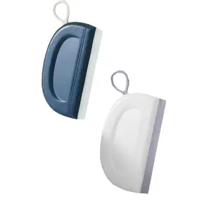 Mini Squeegee for Bathroom - Japanese-style Cleaning Tool for Countertop, Glass & Mirror (Defogging & Scraping)