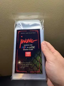 2022 Jwong Perfect Fit Sleeves Cover for PSA Slabs 100 count
