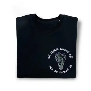 Call Your Mom Noah Kahan Embroidered Crewneck Sweatshirt