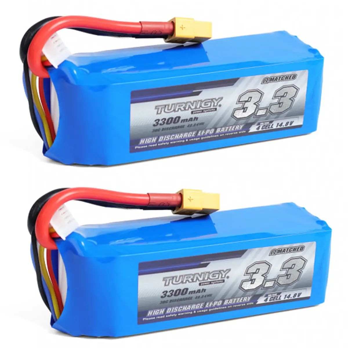 Turnigy 3300mAh 4S (14.8V) 30C Shorty LiPo Battery Pack w/XT60