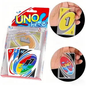 Essential for summer pool parties: H2O card game, clear water splash-proof, pressure leak-proof, PVC plastic transparent children's toy, toy UNO card, board game, birthday gift, adult leisure party board game card, multiplayer table game, made of waterpro