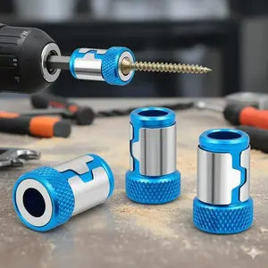 Magnetic Screw Holder for Home Repair & DIY Projects | Detachable Metal Screw Band | Hex Head Screwdriver & Drill Bit Accessory | Screwdriver Bit Clip | Boost Efficiency for Festive Decor & Quick Fixes
