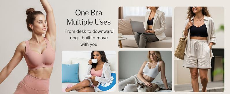 Popilush Wireless No Underwire Jelly Bra -Everyday Comfort Push Up Bra Seamless T-Shirt Bra & Minimizer Bra with Adjustable Straps #FallFreshness Popilush Wireless No Underwire Jelly Bra -Everyday Comfort Push Up Bra Seamless T-Shirt Bra & Minimizer Bra with Adjustable Straps #FallFreshness