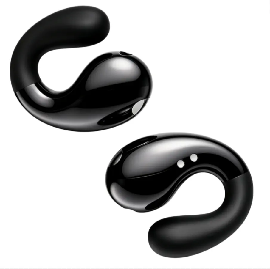 2026 New Upgraded Clip-on Open Ear Earbuds, Wireless Open Ear Headphones, Secure Clip Fit, Ultra Light Comfort Fit for Glasses Wearers, Crystal Clear Audio, 50 Hours Playtime, Sweatproof Earphones for Running, Gym, Driving, Travel & All Outdoor Activities