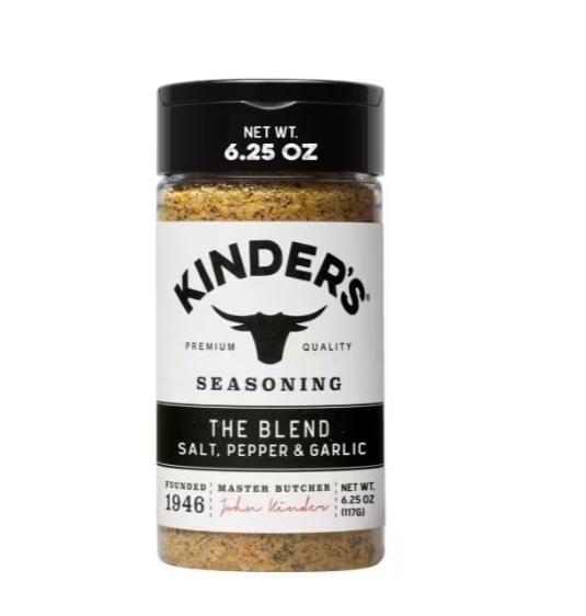 Kinder's The Blend Seasoning with Salt, Pepper, and Garlic, Buttery Garlic & Herb and Buttery Steakhouse Seasoning Variety Pack