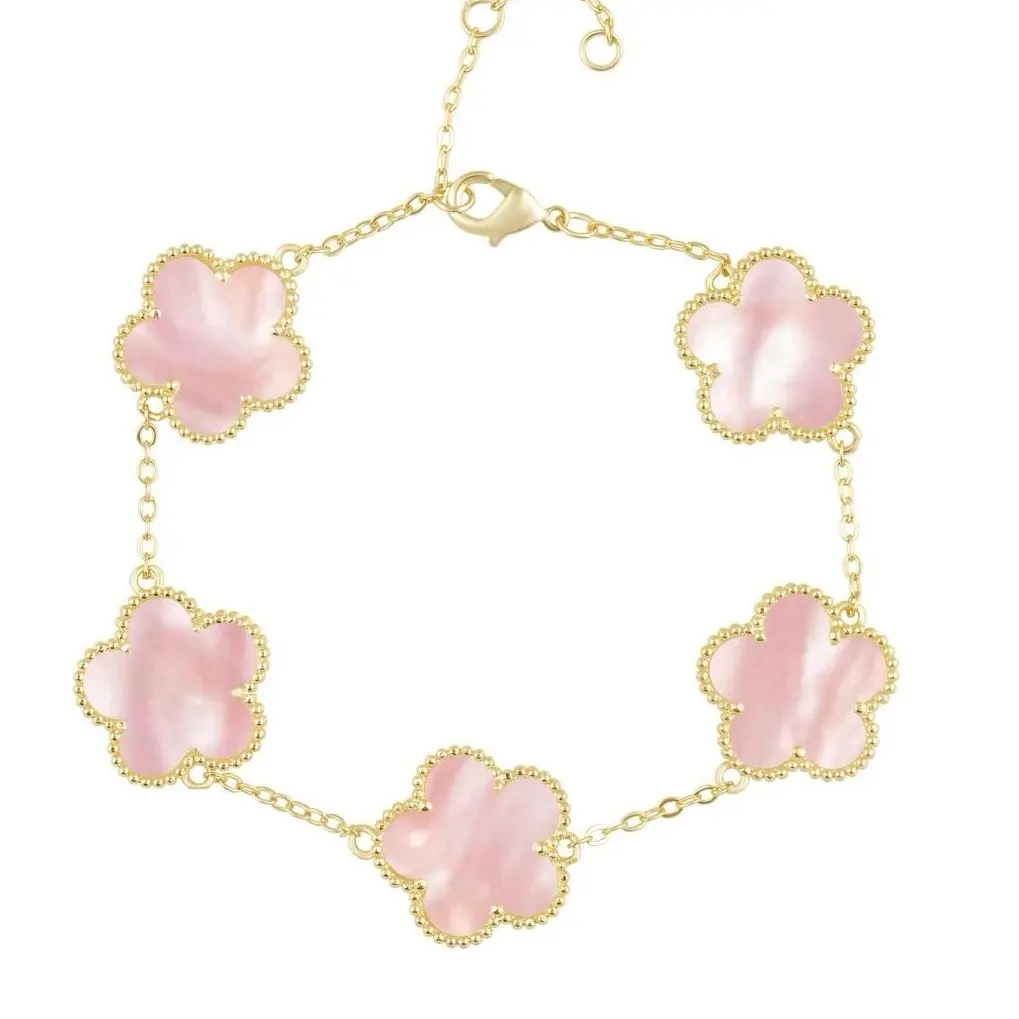 Baby Pink Pearl Lush Charmz Bracelet