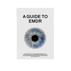 Emdr Book Eye Movement Technique Guide, Creative Minimalist Style, A5 Size, Essential Resource for Emdr Practitioners and Learners