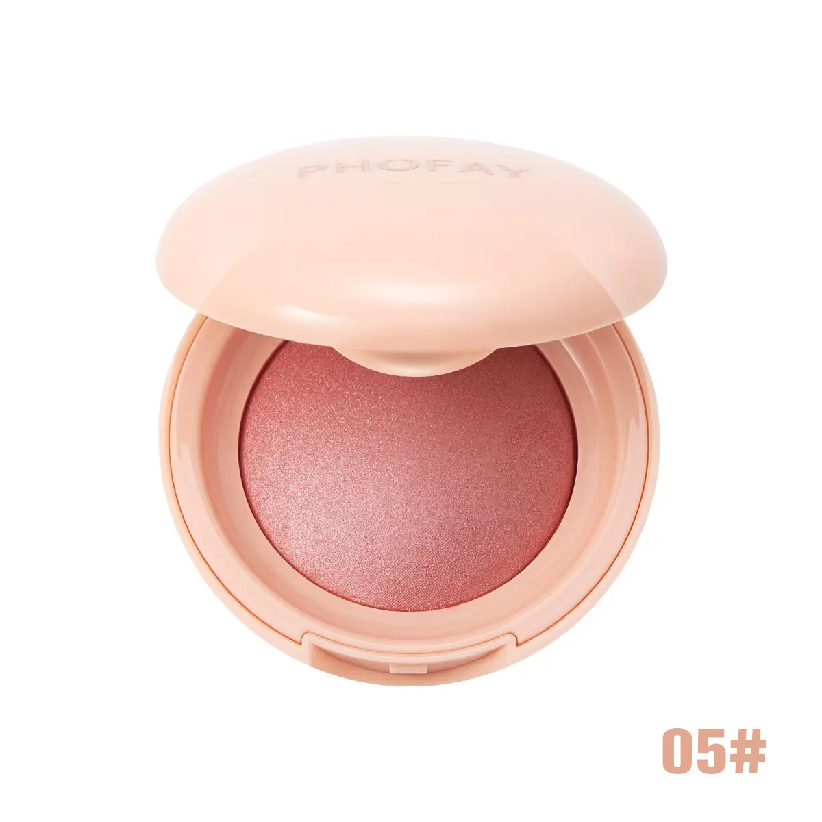 PHOFAY Luminous Powder Blush, Smooth and Lightweight Buildable Cheek Color, Makeup Cosmetic for All Skin Tones, 3g, Radiant, Blend, Beauty Products, Soft Glam, Dewy, Cosmetics Products, Daily, Everyday Cosmetics Makeup