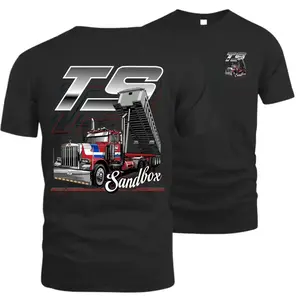 TS Sandbox Dump Truck  Tshirt, Semi Truck Graphic Sweatshirt, Big Rig Hauling Tee, Trucker Apparel, Truck Driver Gift, Oversize Load Shirt