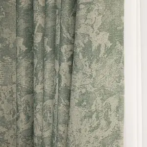 1pc Vintage Textured Dark Pattern Curtain, Low Profile Vintage Feel, Suitable for Living Room, Study, Bedroom, Natural Relaxing Decor