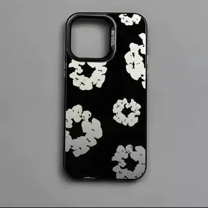 Luxury D-Denim T-Tears Phone Case for iPhone 17 Pro Max Air 16E 15 Plus 14 13 12 11 XR XS, Slim Anti-fall & Shockproof Matte Back Protective Cover