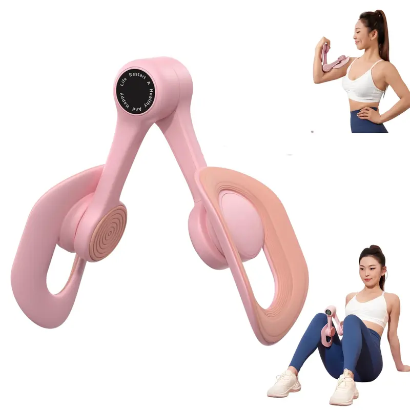 Unisex Polypropylene Thigh Resistance Trainer - Adjustable, Durable, Compact Form Exercise Equipment with Counter for Arm+Leg Workouts, Portable Home Workout Gear for Arms, Leg Toning