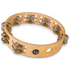 Latin Percussion Double Row Tambourine 10-inch (LP380B)