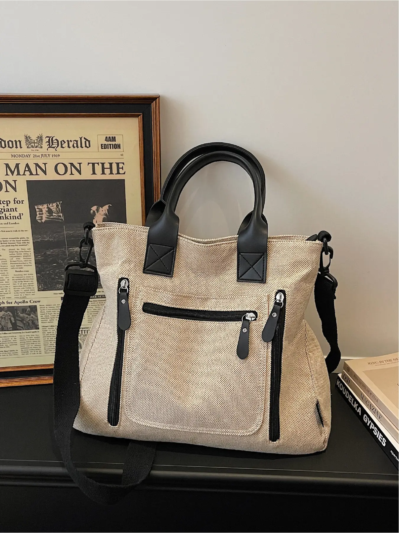 Simple Colorblock Design Handheld Tote Bag, Versatile Casual Shoulder Crossbody Bag, Stylish and Practical for Everyday Use, Fashion Crossbody Handbag, Casual Crossbody Bags