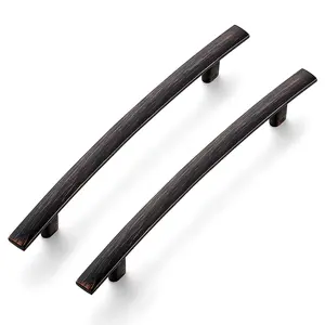 Ravinte 7-1/4" Curved Cabinet Pulls Arch Pulls for Kitchen Cupboard,Drawer Cabinet Pulls,5 Inch Hole Center