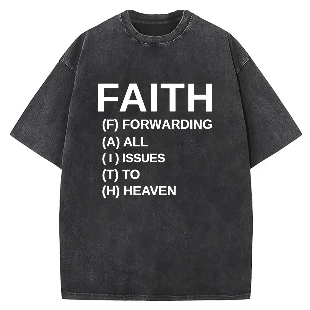 Washed T-shirt-Black