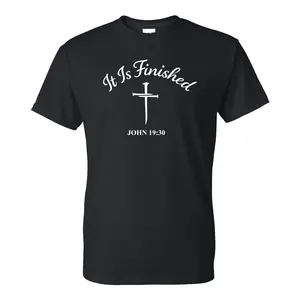It Is Finished | Christian T-Shirt | Faith-Based Apparel by Matthew2819.art