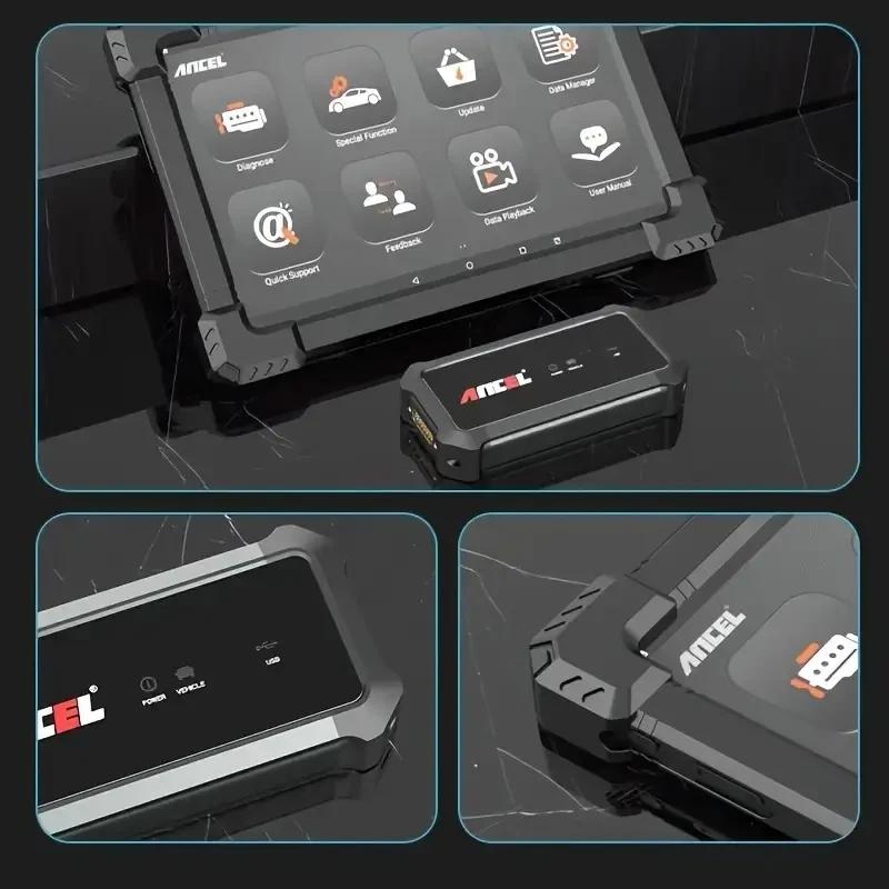 【Pickup truck expertise】ANCEL X7 Diesel & Pickup Diagnostic Scanner — J1939/J1708 Heavy-Duty Support | Full-System 10+ Service Functions | Bi-Directional Control | Best Tool for F150, RAM, Duramax, PowerStroke, Trucks & Vans