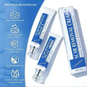 Professional Scar Removal Gels, AdvancedSilicone Scar Removal Cream for Burn,Acne OldScar Removal Cream for Face & Body I FadesDark Scars
