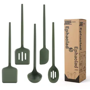 5pcs Silicone Kitchen Cooking Utensils Set