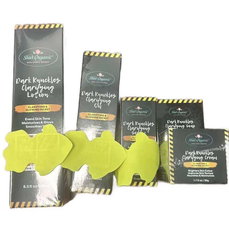 Sha's Organic Skincare Dark Knuckles Clarifying Cream Set, Moisturizing Discoloration Corrector with Green Tea, Aloe Vera & Sunflower Oil for All Skin Types, 100g, Rejuvenating, Hydrate, Moisture, Radiant Skin, Adults, Moisturizers, Cruelty Free, Reduces,