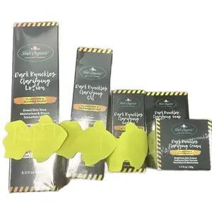 Sha's Organic Skincare Dark Knuckles Clarifying Set - Evening Hydrating Moisture with Aloe Vera & Green Tea for Dry Skin Relief 100g - Alcohol-Free Cruelty-Free Moisturizer Discoloration Hydrate