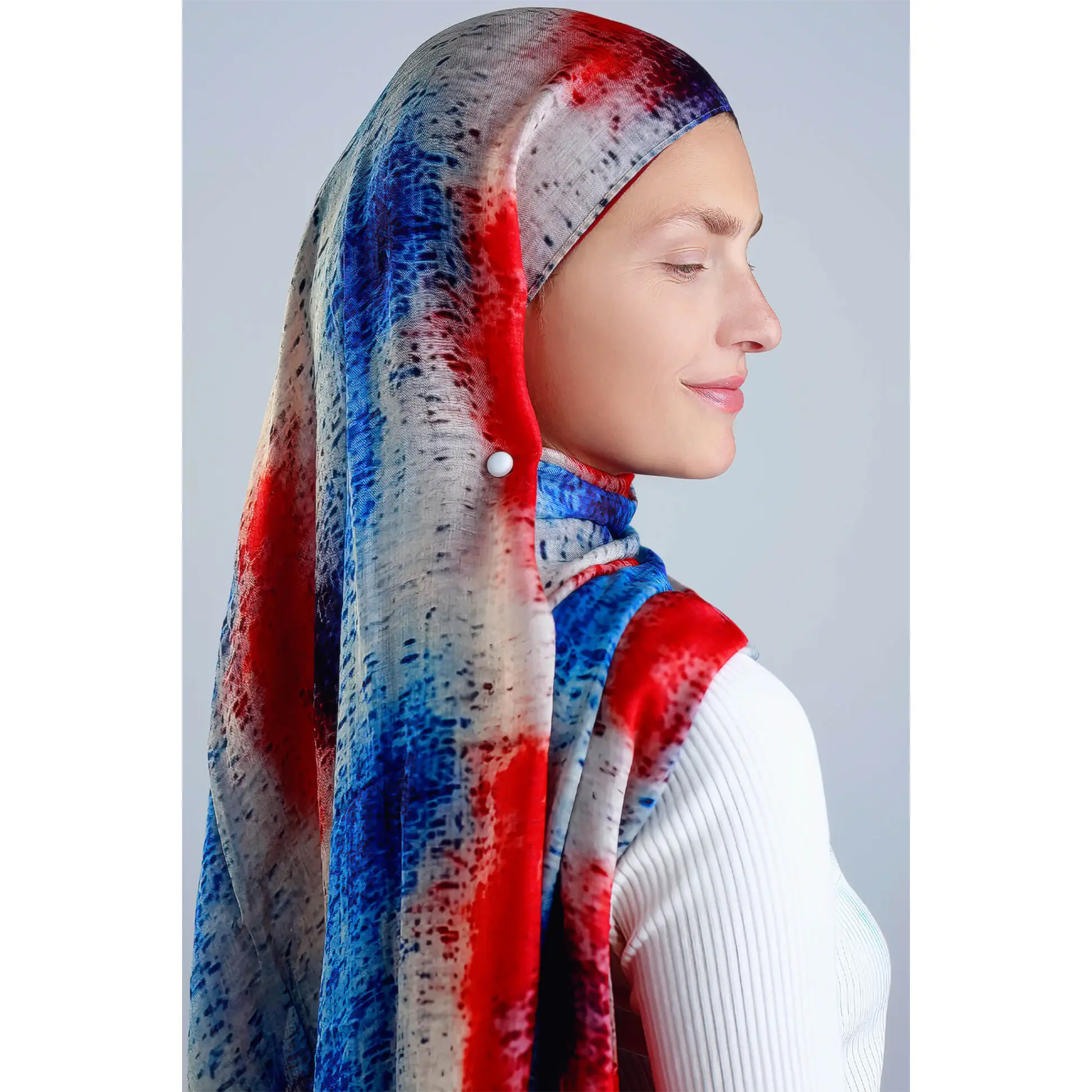 Twilight Stormborn Print Modal Hijab