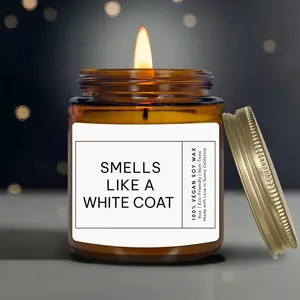 Smells Like A White Coat Candle, Healthcare Worker Gift, Graduation Candle, Future Doctor Candle, Profession Gift, Nursing Candle Gift