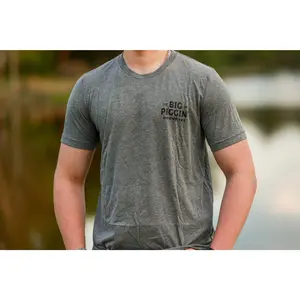 WP BBQ Big Piggin Tee - Menswear Casual Short Sleeve Crew Neck T-Shirt for Summer - Fitted & Loose Fit - Streetwear Style - Butter Soft Material Top Stylish