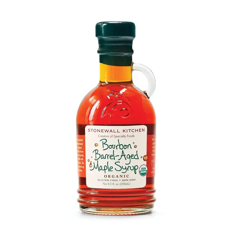 Stonewall Kitchen Organic Bourbon Barrel-Aged Maple Syrup - gluten free - non gmo