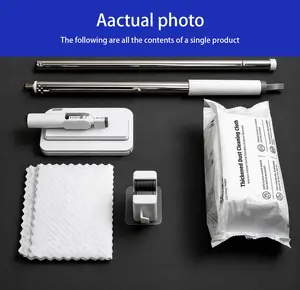 Universal 2-in-1 Snap-Grip Mop | Zero-Touch Disposable Cleaning | Fits All Rags & Paper Towels | 360° Swivel for Hardwood & Tile