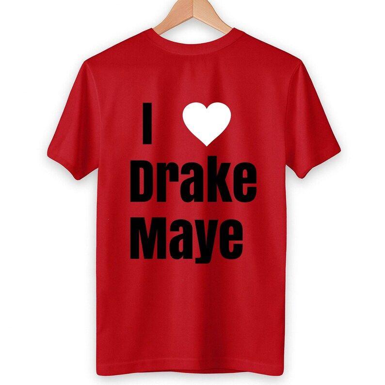 I Heart Love Drake Maye Football Fan Shirt