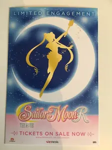 SAILOR MOON THE MOVIE D/S Original Movie Postcard 4"x6" 2017 Rare Anime