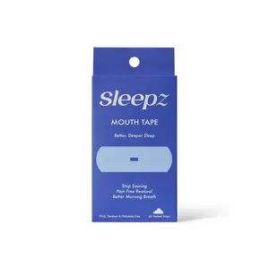 Sleepz Gentle Mouth Tape - 60 Count | Luxury Sleep Strips for Nasal Breathing, Snoring Relief, Comfort & Beauty Sleep | 2-Month Supply