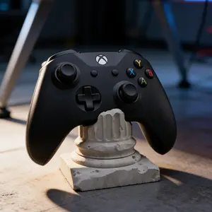 Game Controller Stand, Universal Switch Holder, Creative 3D Printed Storage Rack, RGB Display Base, Colorful Gaming Accessory, Console Controller Accessories