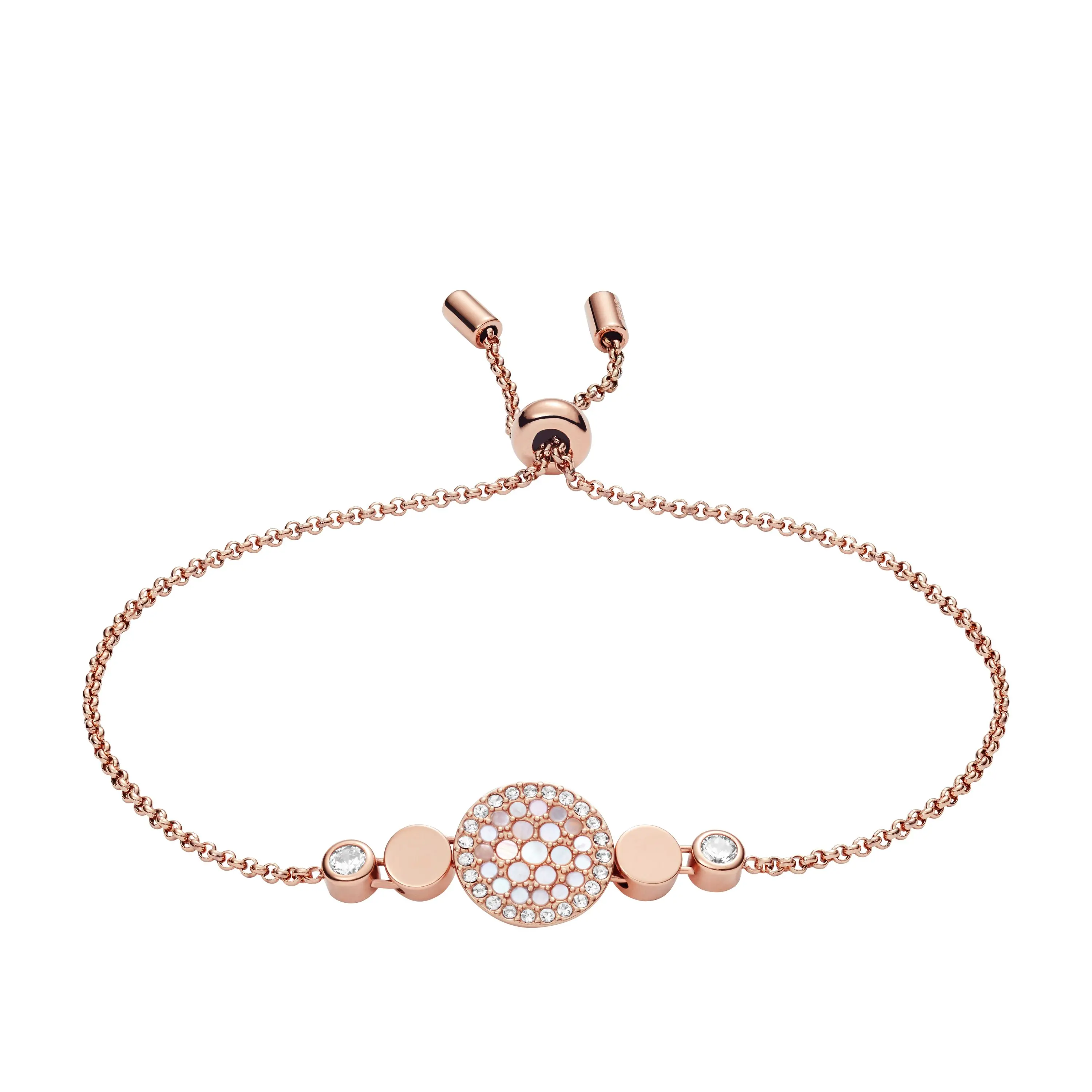 Fossil Women's Merrit Mosaic Mother-of-Pearl Iconic Gltiz Bracelet