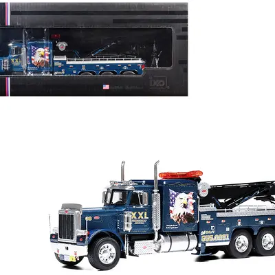 Camion Peterbilt 379 Custom 2002 – Ixo 1/43 – Diecast Flames Yellow (TR193)