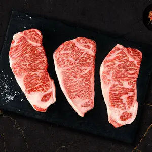 Japanese A5 Wagyu New York Strip Steak Trio
