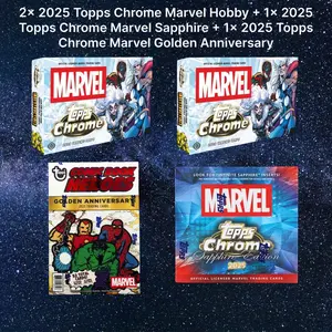 Marvel Break 179 - 2025 Topps Chrome Marvel Sapphire & Hobby 4 Box Pick Your Character