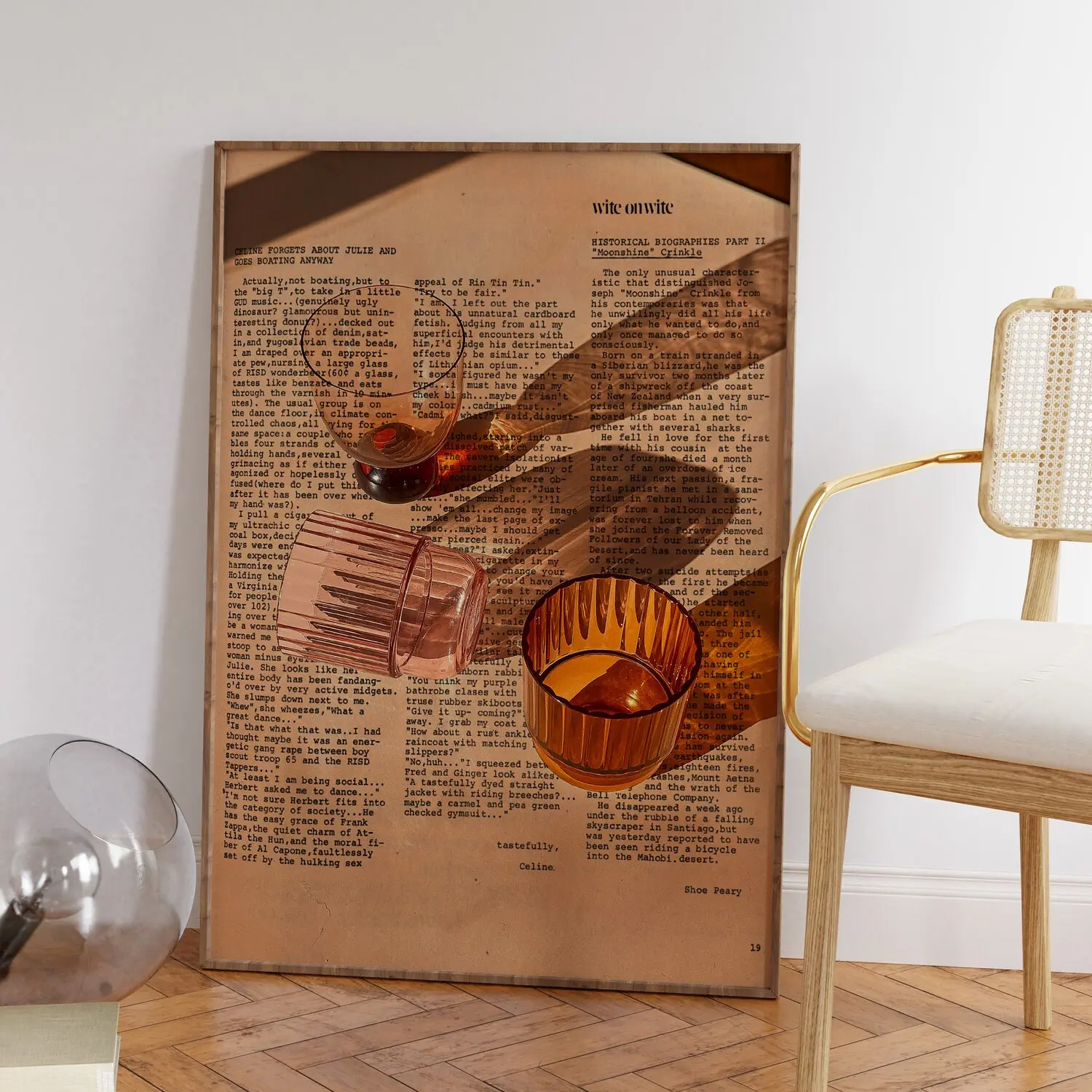 Typography Poster, 70s Art, Trendy Wall Art, Psychedelic Poster, Aesthetic Vintage, Trippy Wall Art, Newspaper Poster