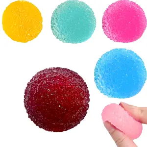 2026 New  5Pcs Stress Balls Squishies Toys for Adults Glitter Stress Relief Malt Sugar Ball Slow Rise Squishies Sugar Soft Ball Squeeze Toys for Birthday Gift Party Favors Goodie Bags Stuffer